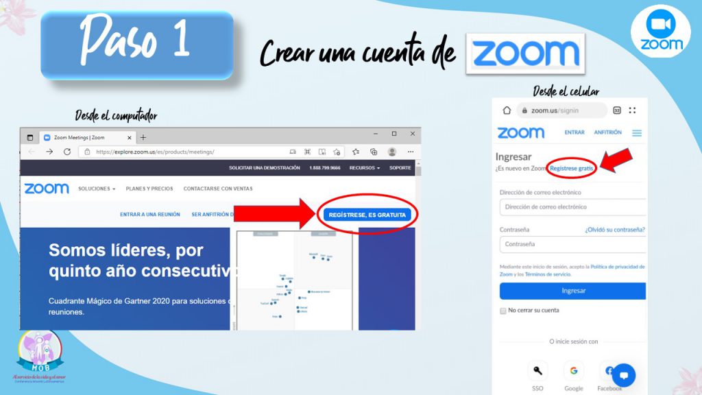 Abrir cuenta zoom